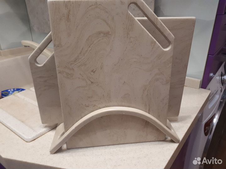 Набор разделочных досок из камня фирмы 