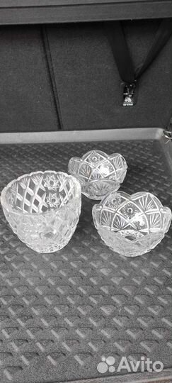 Вазы хрустальные
