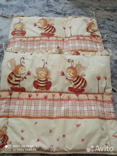 Бортики на детскую кроватку