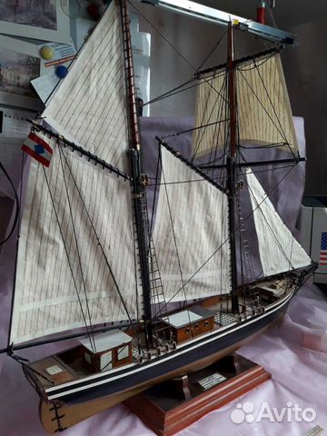 Модель корабля. Марсельная шхуна 