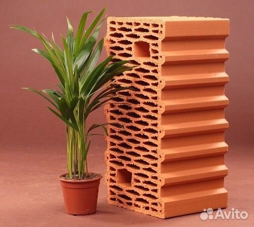 Керамический блок теплый блок 380мм 440мм