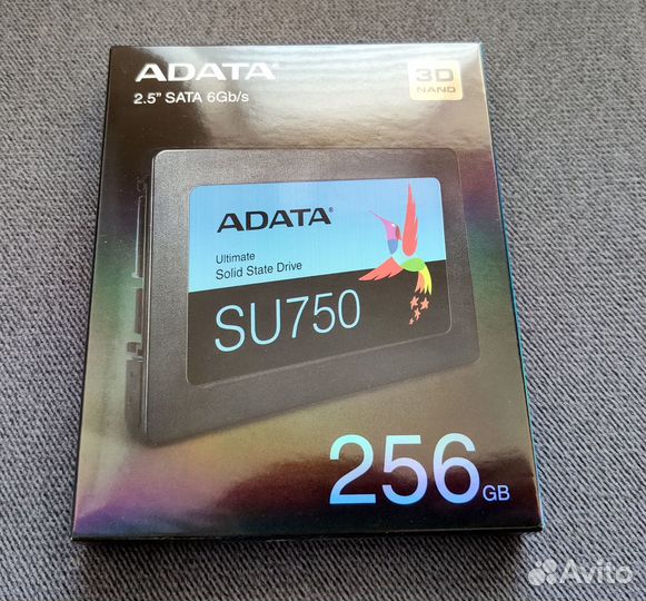 Жесткий диск SSD Adata 256Gb SU750 новый