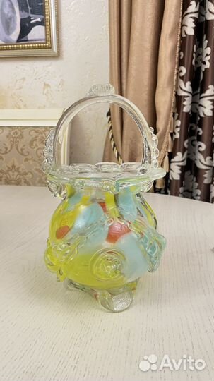 Конфетница муранское стекло