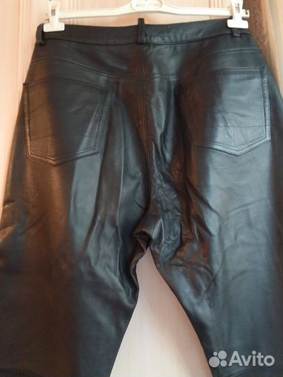 Брюки из натуральной кожи