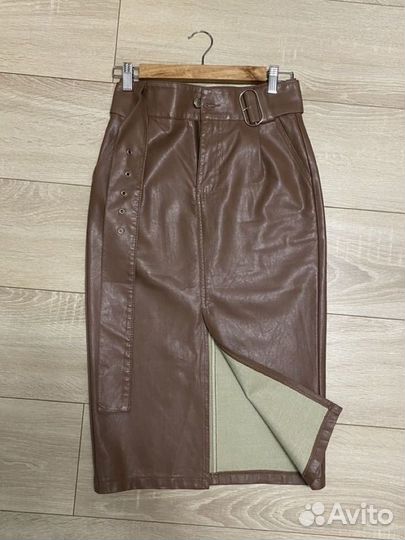 Юбка кожанная (кож.зам)