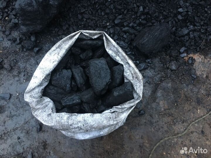 Уголь В мешках комок,россыпью