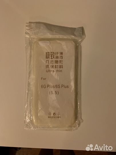 Чехол на iPhone 6S plus прозрачный