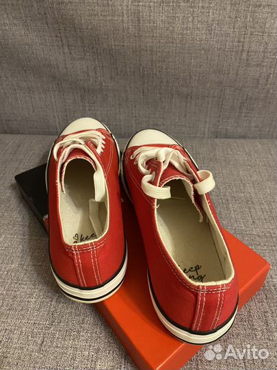 Кеды женские красные 41 размер