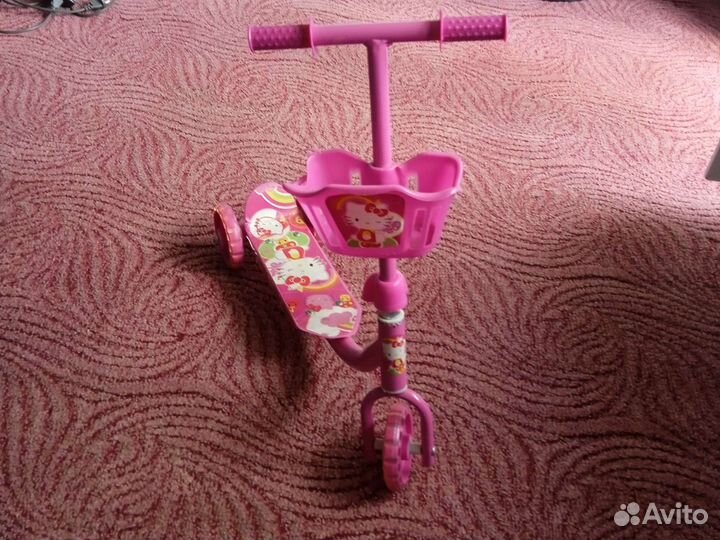 Самокат детский трехколесный бу