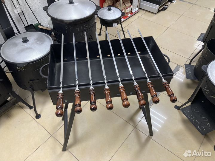 Мангал и шампуры