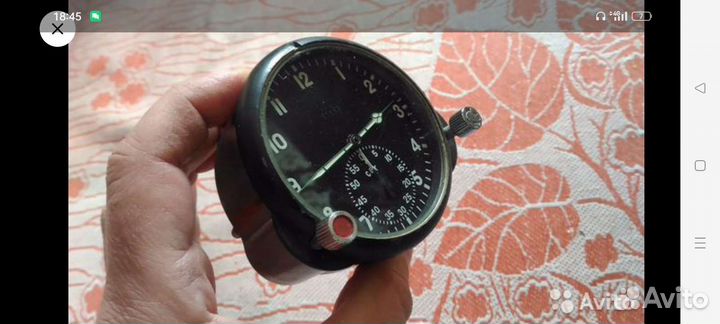 Часы бортовые чс 60 армейские, авиа