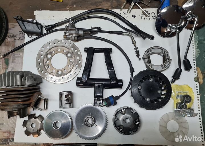 Honda dio разбор