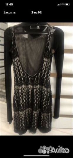 Вечернее платье 42 44 мини с открытой спиной