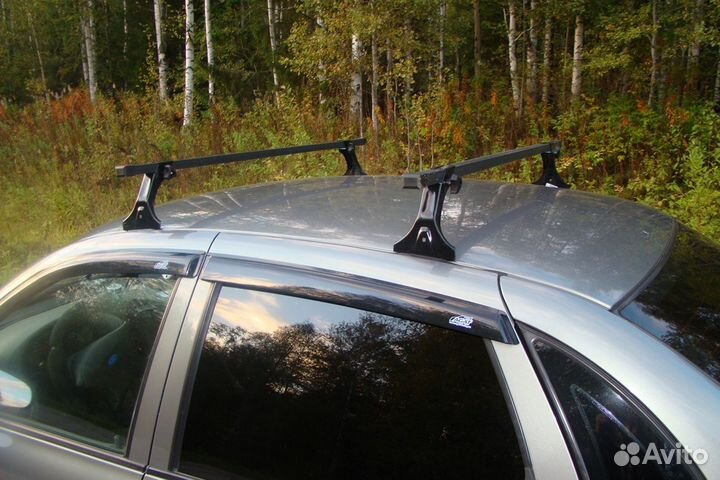 Багажник Евродеталь для Лада Калина штатное место