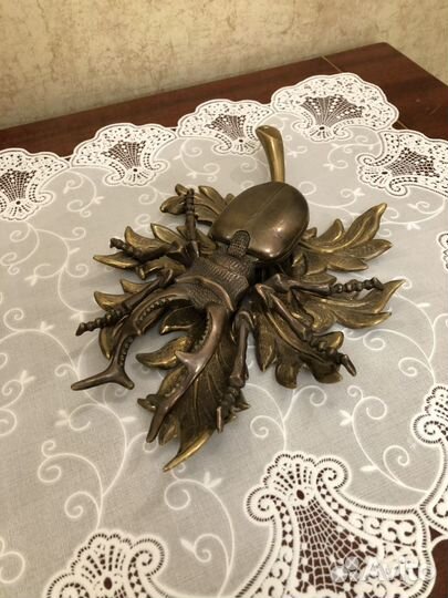 Шкатулка Жук. Бронза. Россия, конец 20 века