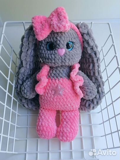 Вязаная зайка