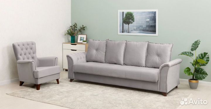 Спальня диван кровать h-4056