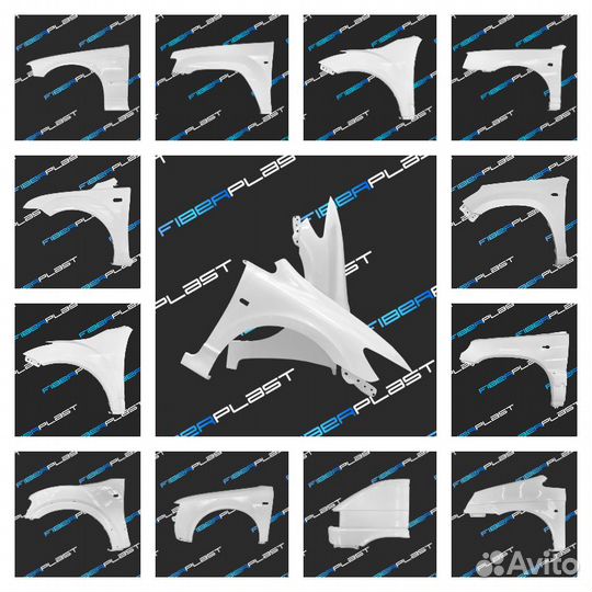 Левое крыло Citroen Berlingo II (2008–н.в.) Ситроен Берлинго 2 (2008–н.в.)