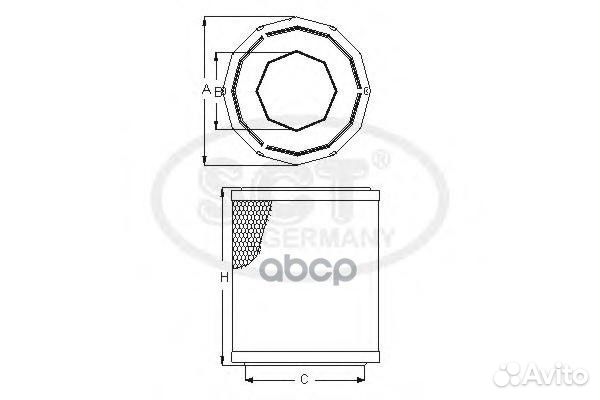 Фильтр воздушный mannol SCT SB 2274 (LX2059) SB