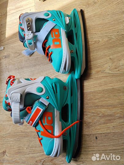 Коньки детские регулировка размера 21-34