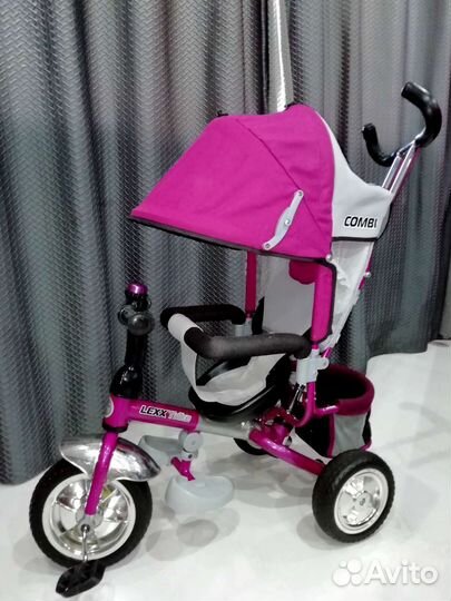 Трехколесный велосипед с ручкой