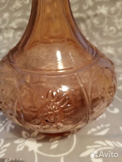 Графин цветное стекло СССР