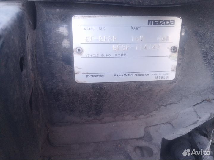 Mazda capella полный разбор 1999г