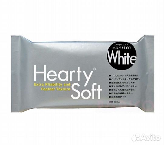 Полимерная глина самозатвердевающая Hearty Soft