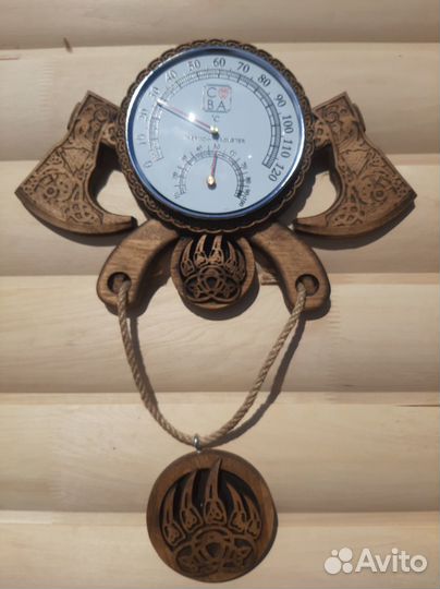 Термометр, гигрометр для бани