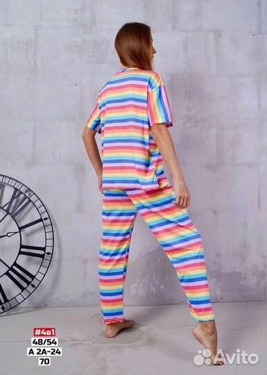 Пижама 4 в 1 48р до 54 размер