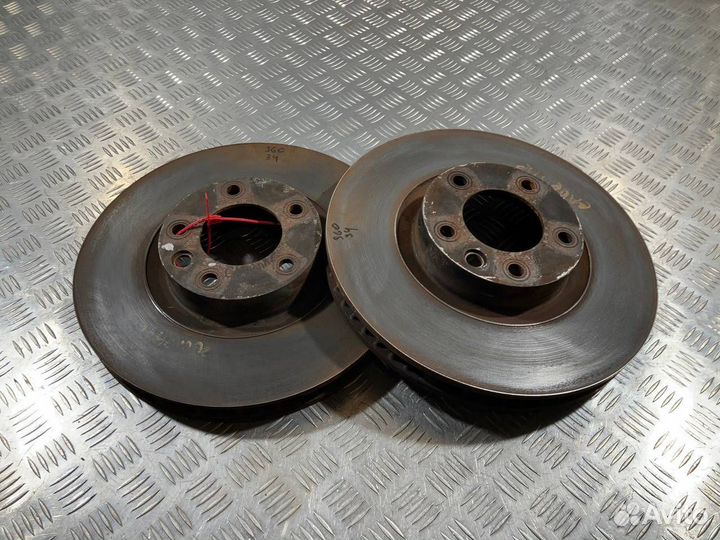 Диски тормозные (комплект) перед. Porsche Cayenne