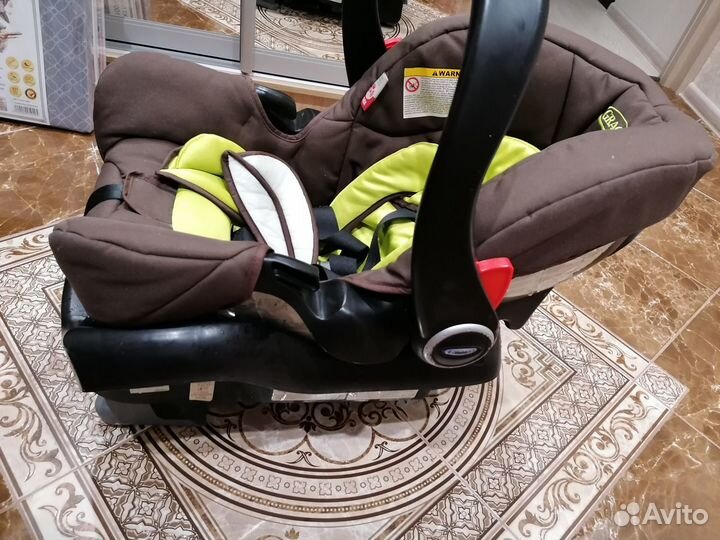 Автокресло graco trilogic 0+ с базой