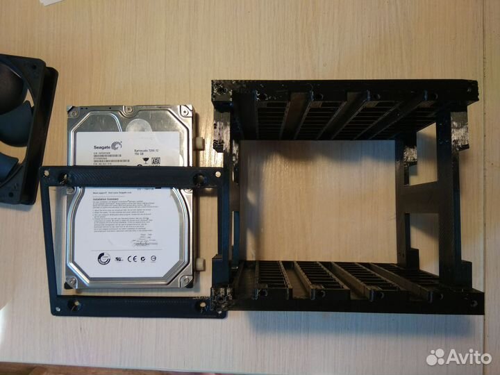 Салазки для 4 х hdd 3.5