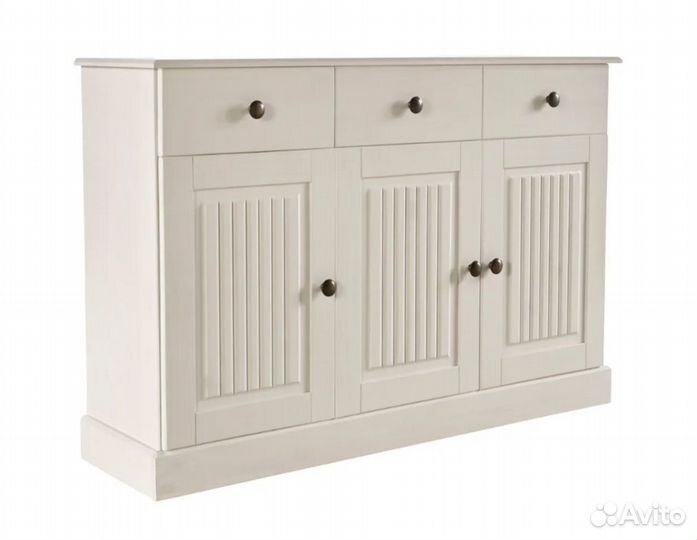 Комод белый из массива сосны Лиотто 3