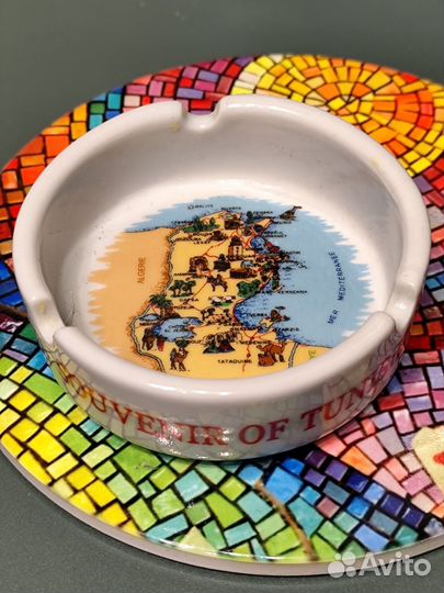 Пепельница привезённая из Туниса (керамика)