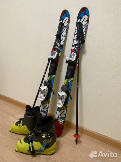 Горные лыжи детские комплект 110