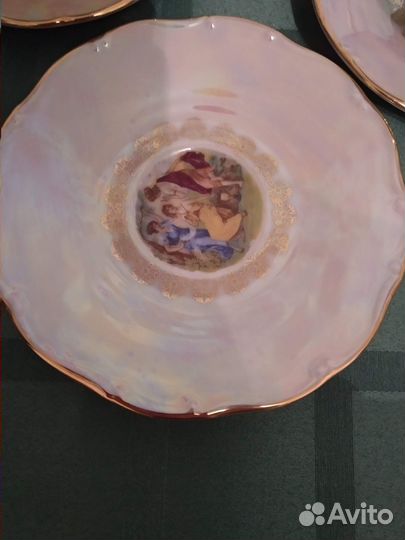 Кофейный сервиз Queens Crown Мадонна перламутр