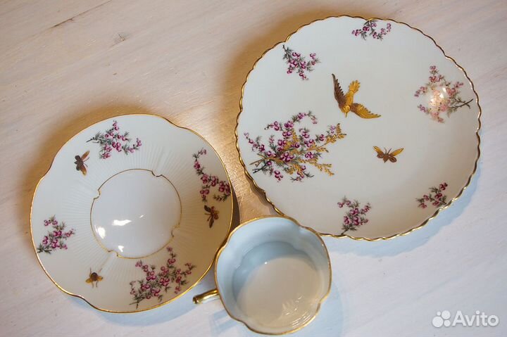 Антикварный чайный сервиз Pirken Hammer, 1870-е