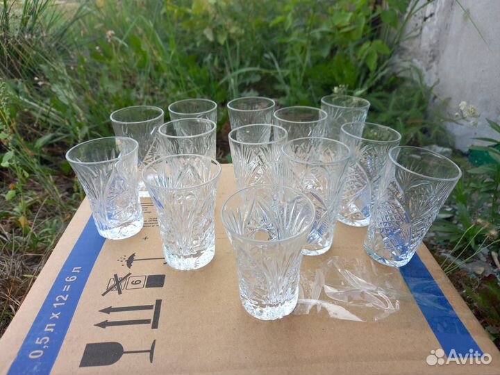 Хрустальные стопки рюмки СССР