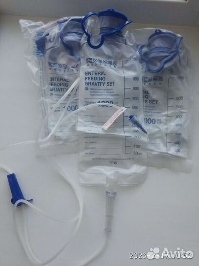 Система для энториального питания гравитационная