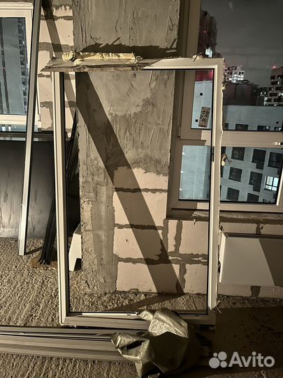 Балконная дверь с окном пвх