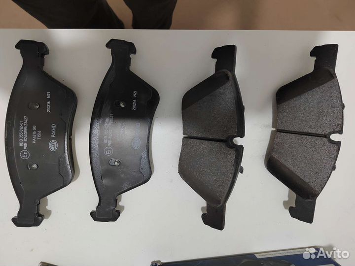 Тормозные колодки hella pagid на ML GL R 164