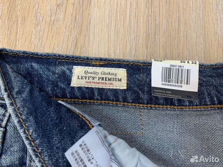 Оригинальные Джинсы Levis Men 502 RegularTaper