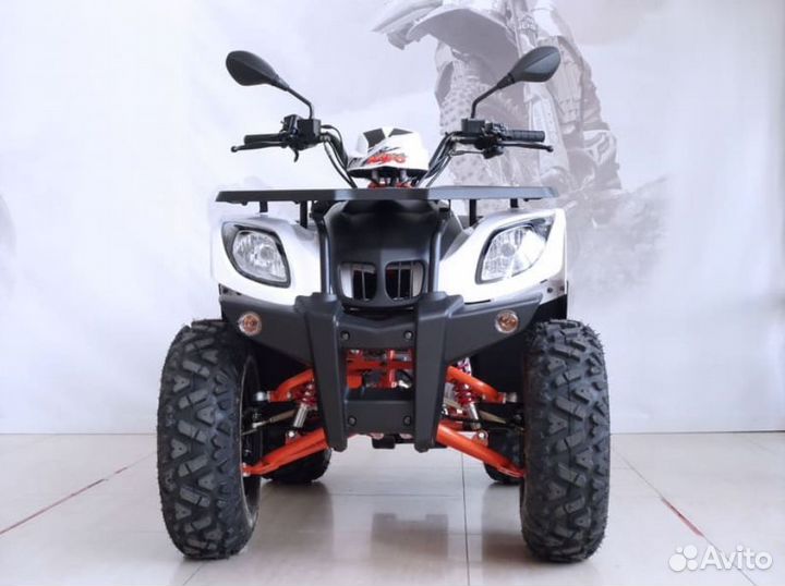 Квадроцикл Kayo Big Bull черно-белый