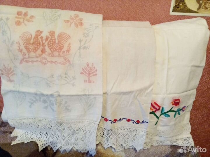 Рушник старинный, скатерть