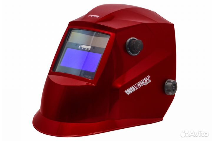 Маска сварщика кедр (В разобр.виде) /К-102 prime/ красная