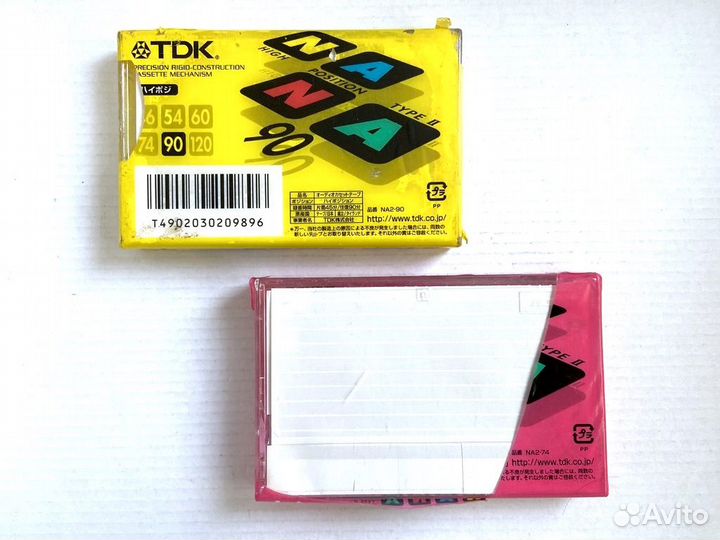 Набор 2 кассеты TDK Na Na 74 и 90 - 2000 г