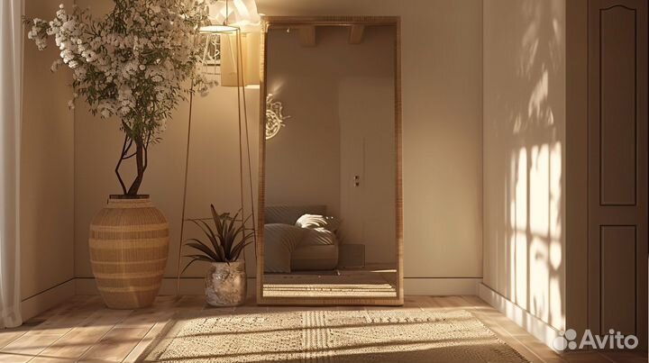 Зеркало полукруглое