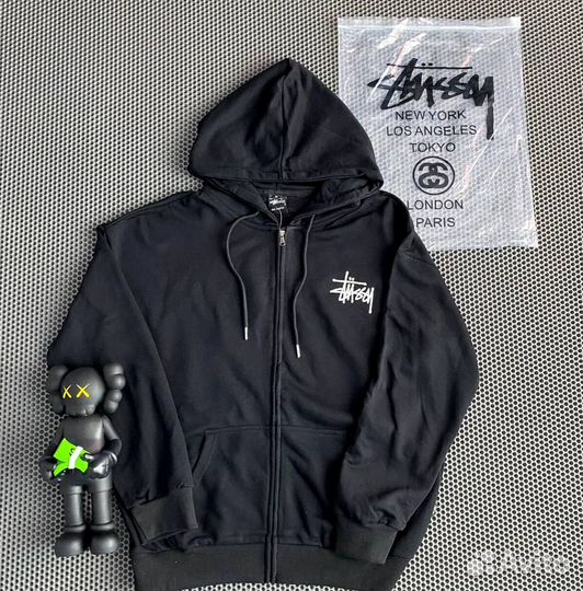 Зип худи stussy