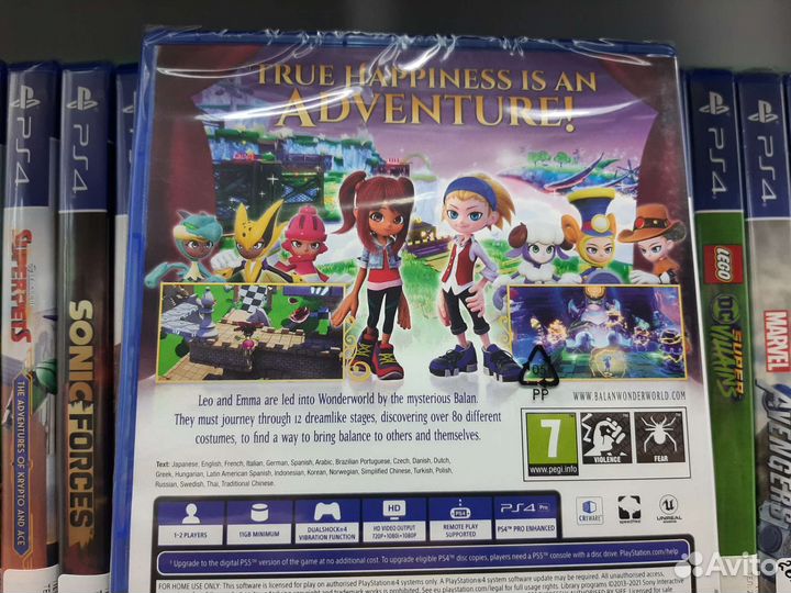 Balan Wonderworld (ps4, новый) рус субтитры